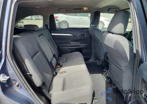 2018 Toyota Highlander Le из США, поврежденный, VIN 5TDBZRFH2JS913003